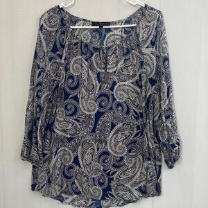 Fred David  blouse Paisley